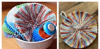 Crazy Eights Dishcloths Knitting Patterns
