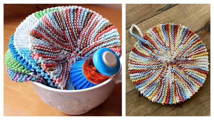 Crazy Eights Dishcloths Knitting Patterns