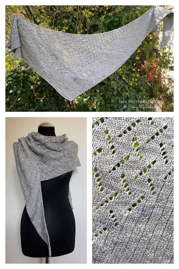 De Nada Shawl Free Knitting Pattern