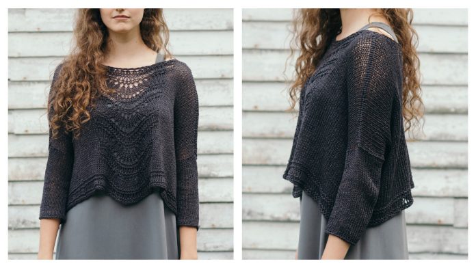Deschain Sweater Top Knitting Pattern