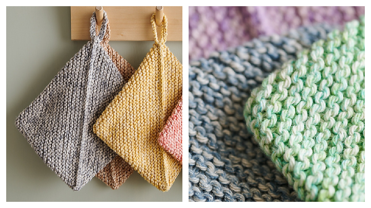 Double-Thick Pot Holder - Purl Soho, Beautiful Yarn For Beautiful  KnittingPurl Soho