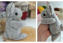 Easter Rabbit Toy Free Knitting Pattern