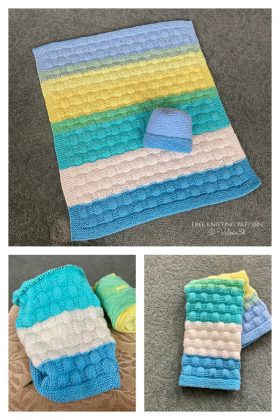 Jordan Baby Blanket Free Knitting Pattern - Knitting Pattern