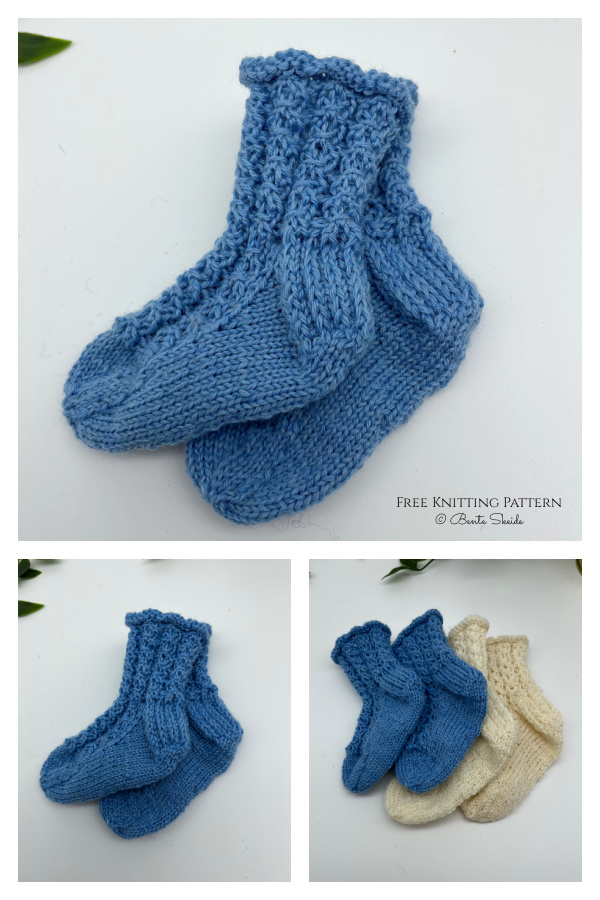 Lettknit Liten Baby Socks Free Knitting Pattern