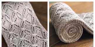 Love me Knot Lace Scarf Free Knitting Pattern