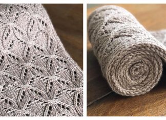 Love me Knot Lace Scarf Free Knitting Pattern
