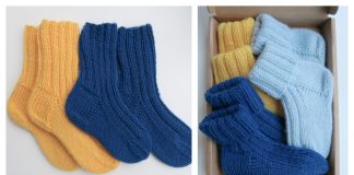 Baby Socks Free Knitting Pattern