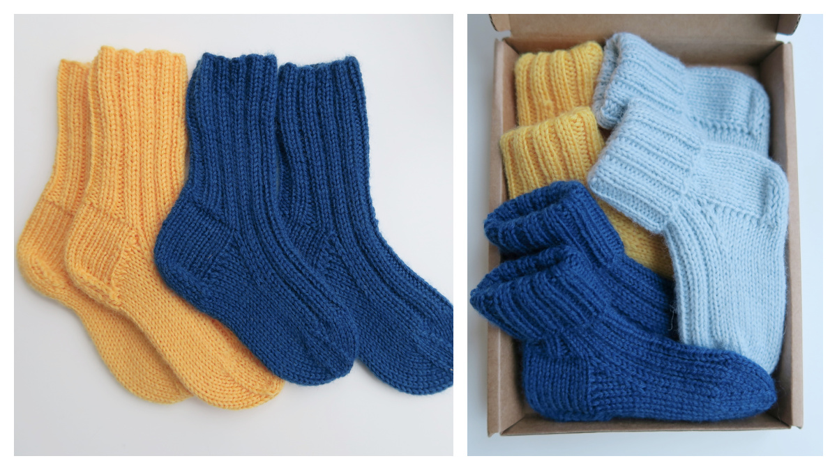 Baby Socks Free Knitting Pattern - Knitting Pattern