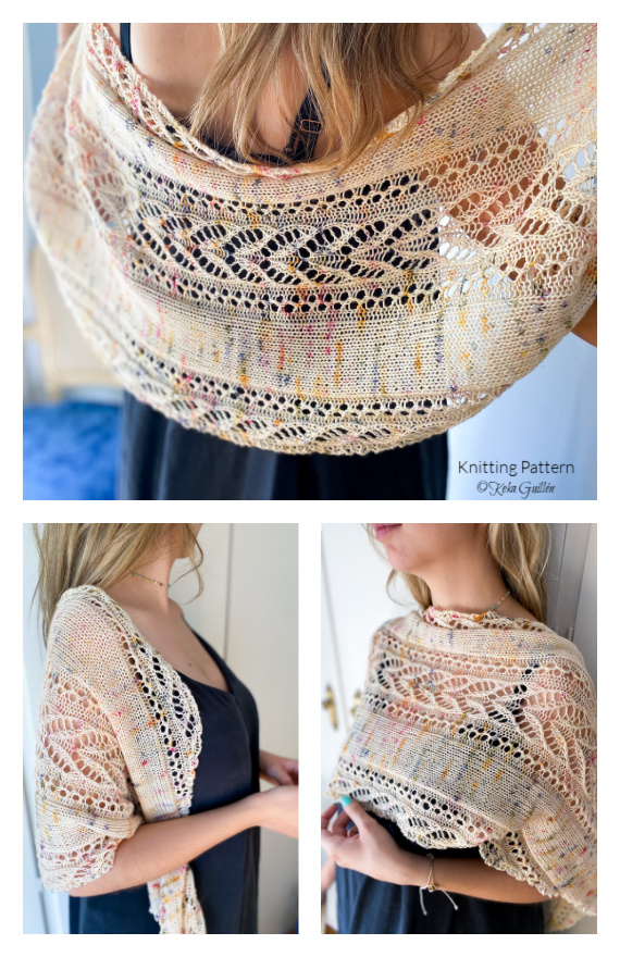 Jade Shawl Knitting Pattern