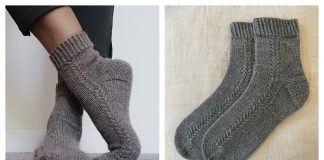Laid Edges Socks Free Knitting Pattern