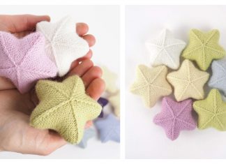 Easy Little Star Ornament Free Knitting Pattern