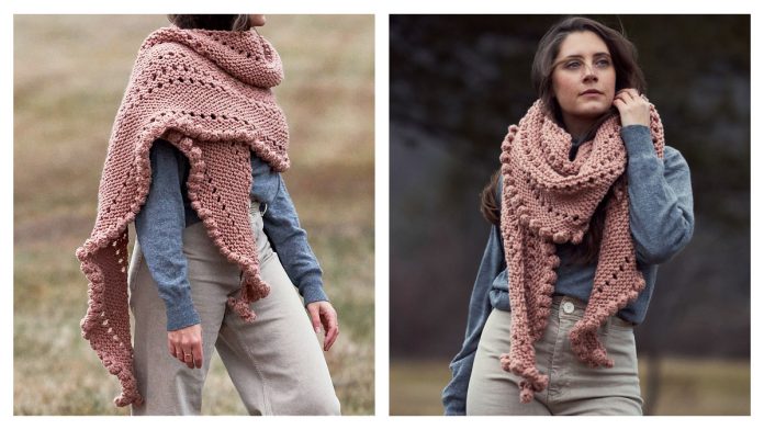 Romance Wrap Shawl Free Knitting Pattern