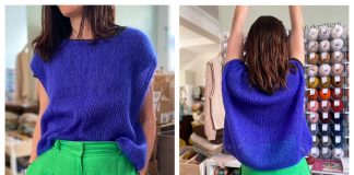 Clare Slipover Top Knitting Pattern