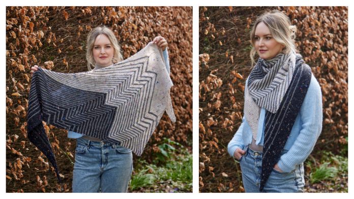 Electric Sheep Shawl Free Knitting Pattern