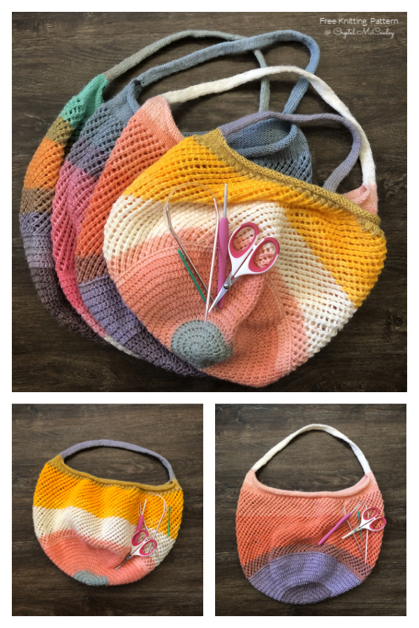 Market Bag Free Knitting Pattern 