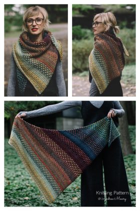 Nightshift Shawl Knitting Pattern - Knitting Pattern