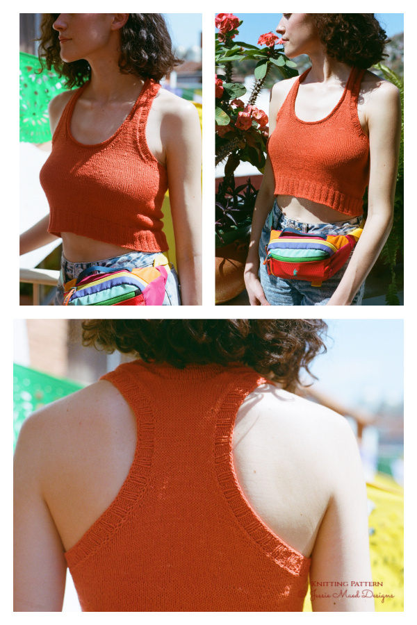 Simple Summer Totally Tank Top Knitting Pattern