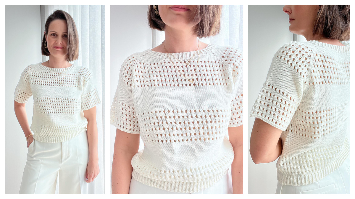 Tolsta Tee Top Knitting Pattern Knitting Pattern