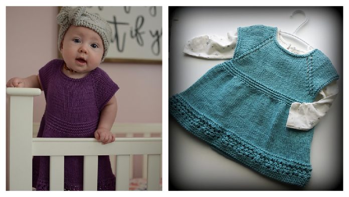 Wee Penny Baby Dress Free Knitting Pattern