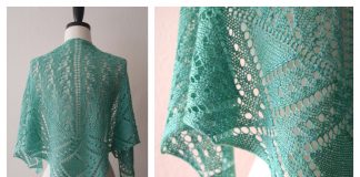 1 Skein Green Peacock Free Knitting Pattern