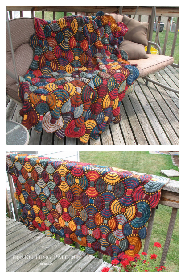 An African Adventure Blanket Free Knitting Pattern