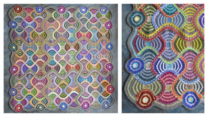 An African Adventure Blanket Free Knitting Pattern