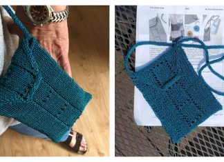 Cellphone Shoulder Bag Free Knitting Pattern