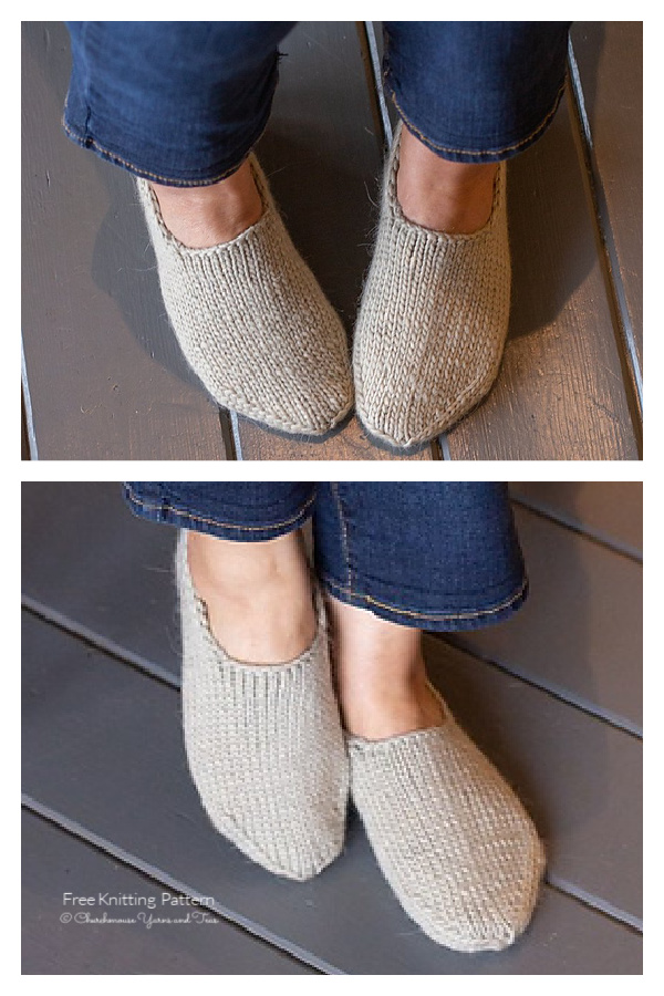Chunky Slipper Socks Free Knitting Pattern