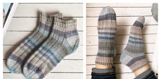Easy Band Heel socks Free Knitting Pattern