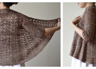 Hitofude Cardigan Knitting Pattern