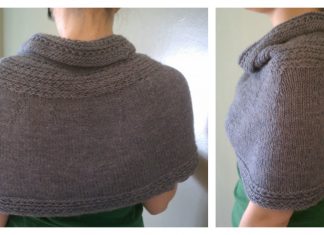 Isla Wrap Poncho Free Knitting Pattern