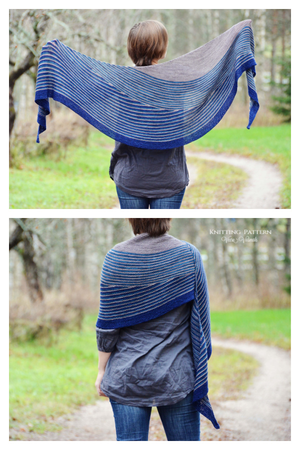 Color Affection Shawl Knitting Pattern