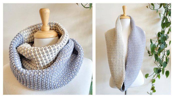 Mosaic Dot Scarf Free Knitting Pattern