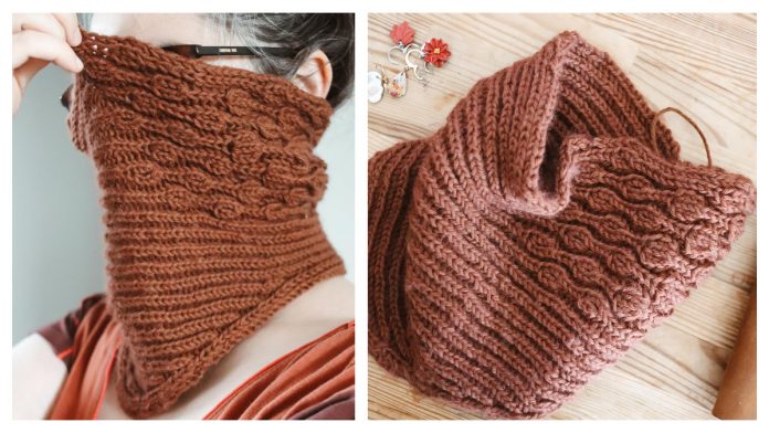 Pralines Cowl Free Knitting Pattern