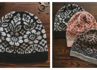 Alpine Bloom Hat Knitting Pattern