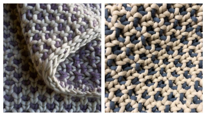 Beautyberry Blanket Free Knitting Pattern