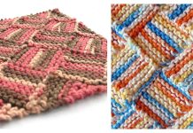 Garterlac Dishcloth Free Knitting Pattern