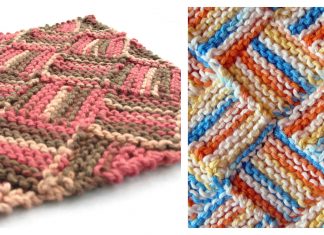 Garterlac Dishcloth Free Knitting Pattern