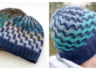 Mood Steps Hat Free Knitting Pattern