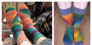 Pole Dance Socks Free Knitting Pattern