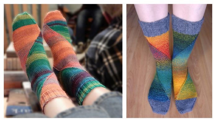 Pole Dance Socks Free Knitting Pattern