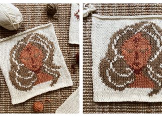 Zodiac Virgo Square Free Knitting Pattern