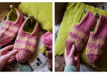 Alexandria Slippers Free Knitting Pattern