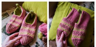 Alexandria Slippers Free Knitting Pattern