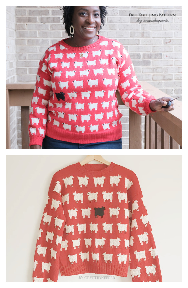 Diana Black Sheep Sweater Free Knitting Pattern