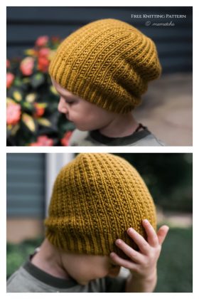 Graham Slouch Hat Free Knitting Pattern - Knitting Pattern