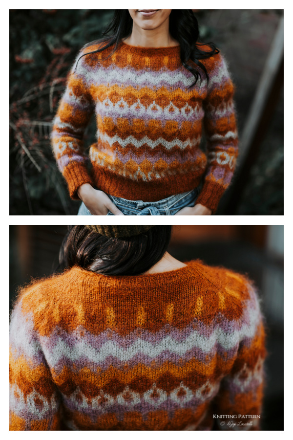 Instant Crush Pullover Sweater Knitting Pattern