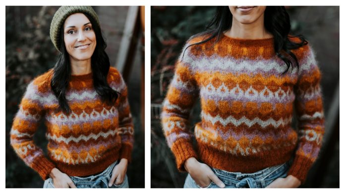 Instant Crush Pullover Sweater Knitting Pattern