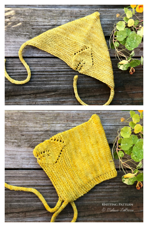 Little Kid Stacia Bonnet Free Knitting Pattern