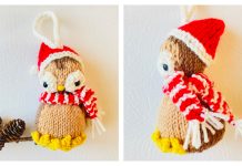 Owl Ornament Free Knitting Pattern
